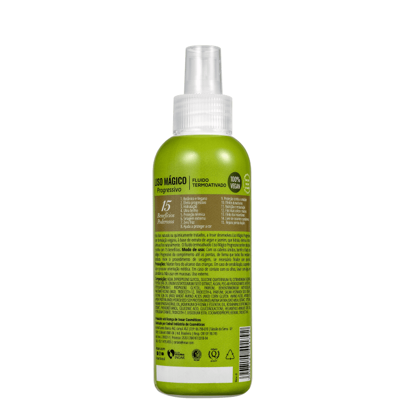 Inoar Liso Mágico Progressivo - Fluído Protetor Termoativo 200ml