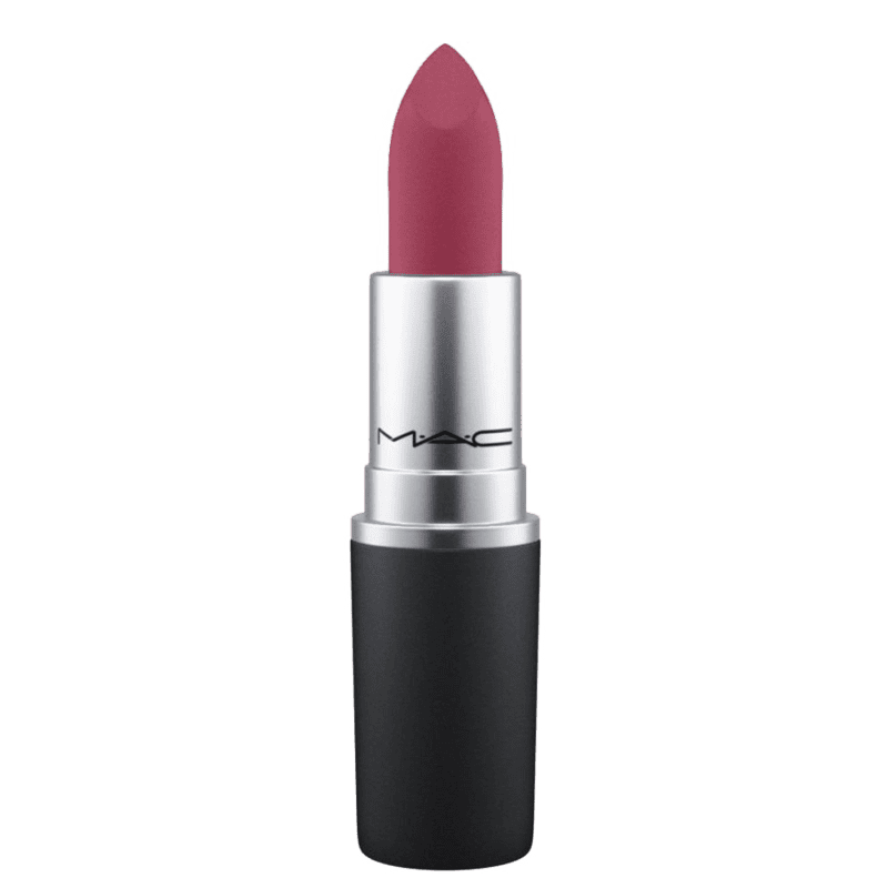 M·A·C Powder Kiss Burning Love - Batom Matte 3g Menor preço em M·A·C Powder Kiss Burning Love - Batom Matte 3g