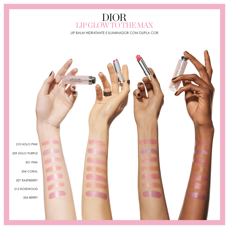Dior Lip Glow To the Max 207 Raspberry - Bálsamo labial 4g