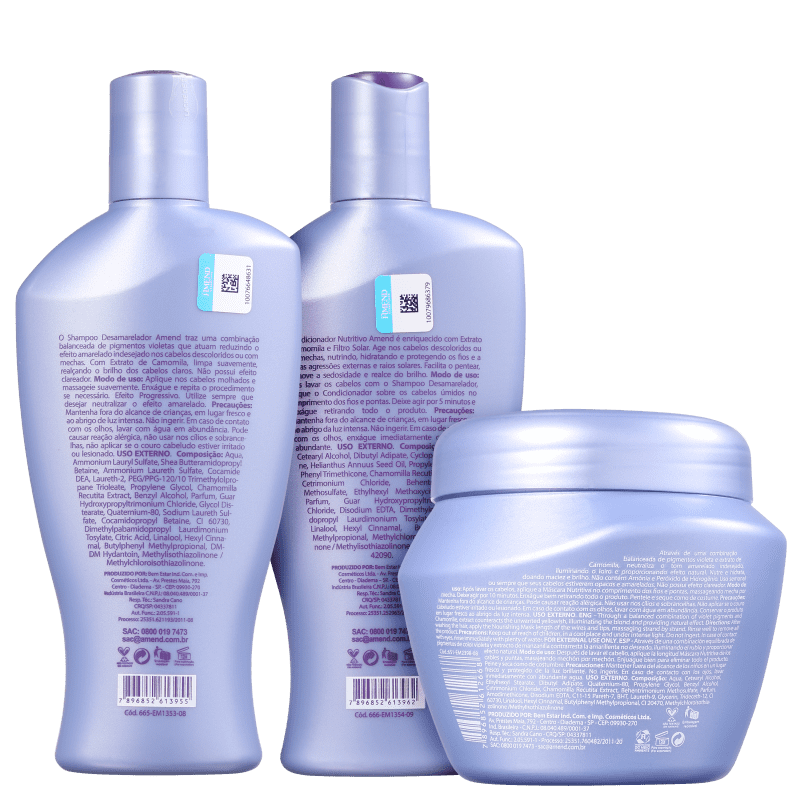 Kit Amend Loiros Trio (3 Produtos)