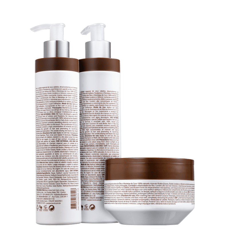 Kit Amend Coco Trio (3 Produtos)