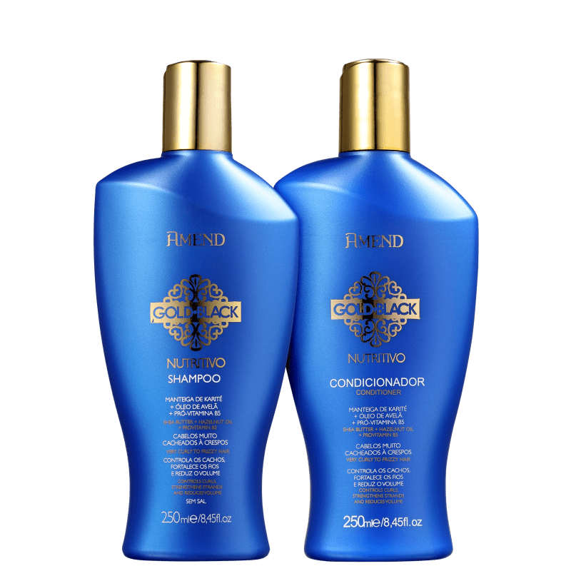 Kit Amend Gold Black Nutritivo Duo (2 Produtos)