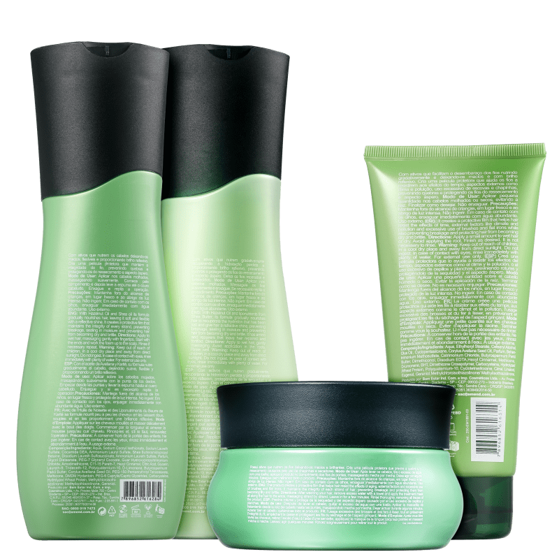 Kit Amend Hair Dry Maciez e Brilho Full (4 Produtos)