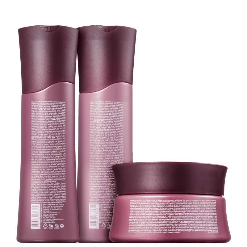 Kit Amend Marsala Vibrance Trio (3 Produtos)