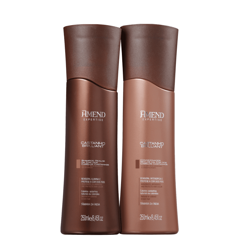 Kit Amend Castanho Brilliant Realce da Cor Duo (2 Produtos)