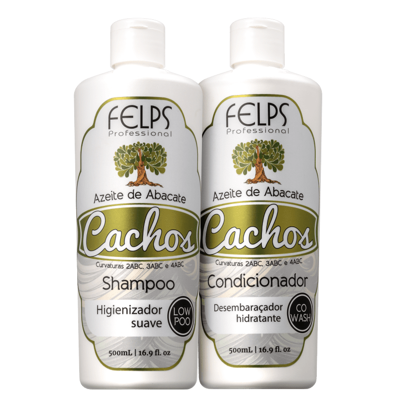 Kit Felps Profissional Cachos Azeite de Abacate Duo (2 Produtos)
