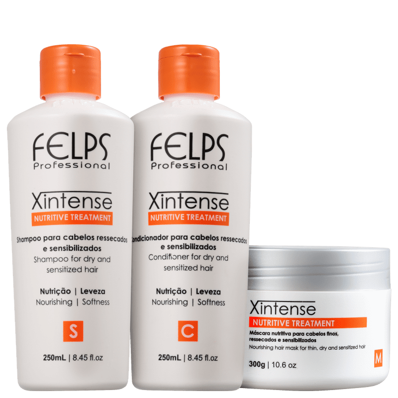 Kit Felps Profissional XIntense Nutritive Treatment Trio (3 Produtos)