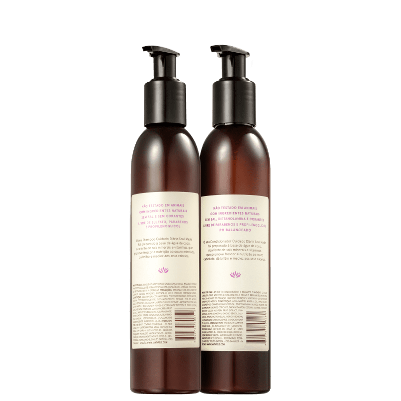 Kit Santapele Açaí e Flor de Vitória-Régia Cuidado Diário Duo (2 Produtos)