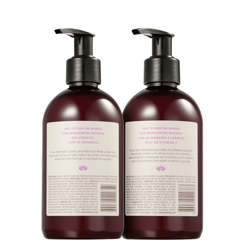 Kit Santapele Açaí e Flor de Vitória-Régia Mãos (2 Produtos)