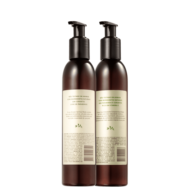 Kit Santapele Cacau e Flor de Helicônia Corpo (2 Produtos)