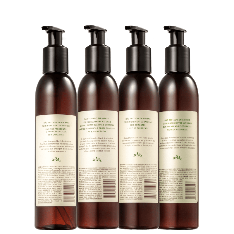 Kit Santapele Cacau e Flor de Helicônia Cuidado Completo (4 Produtos)