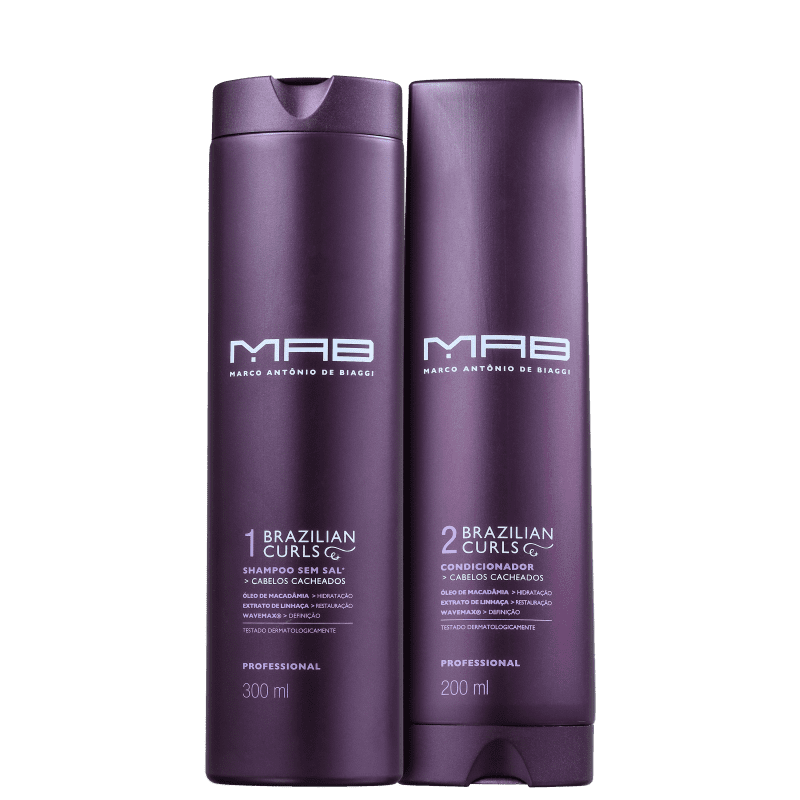 Kit MAB Marco Antônio de Biaggi Brazilian Curls Duo (2 Produtos)