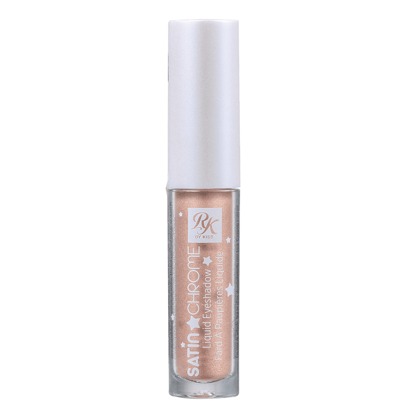 Kiss New York Ruby Kisses Satin Chrome Indie Pink - Sombra Metálica 2,3ml