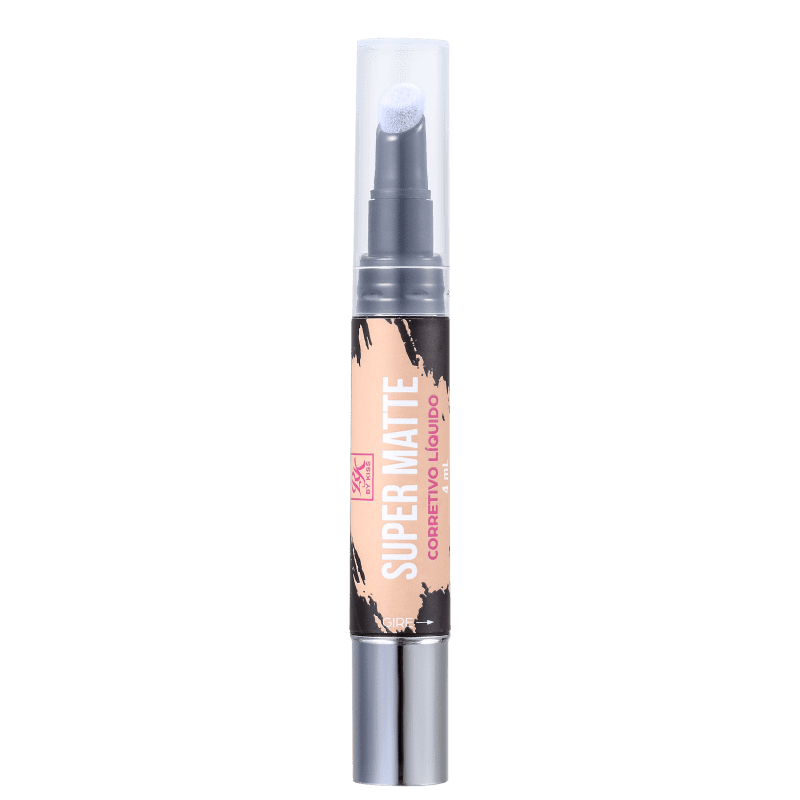 Kiss New York Ruby Kisses Super Matte Amêndoa - Corretivo Líquido 4ml