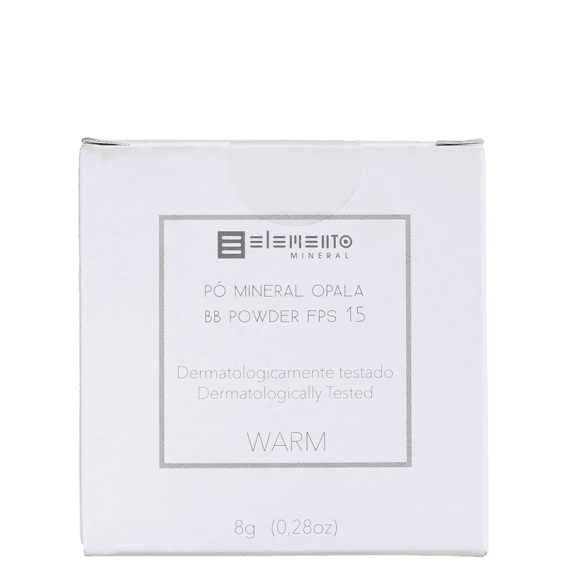 Elemento Mineral BB Powder Mineral FPS15 Warm - Pó Solto Matte 8g