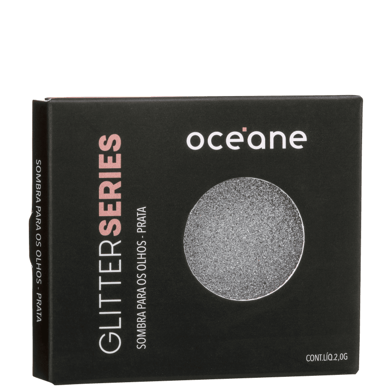 Océane Glitter Series Prata - Sombra Cintilante 2g