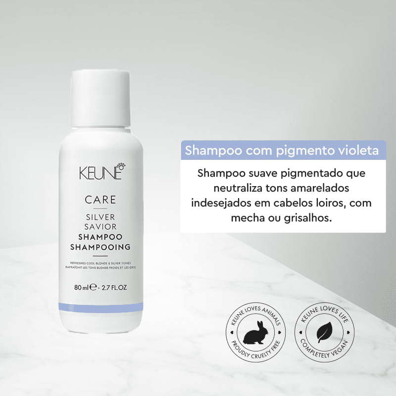 Keune Care Silver Savior - Condicionador Desamarelador 1000ml