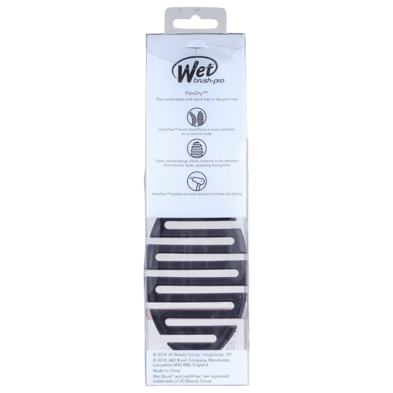 Wet Brush Pro Flex Dry Preto - Escova de Cabelo