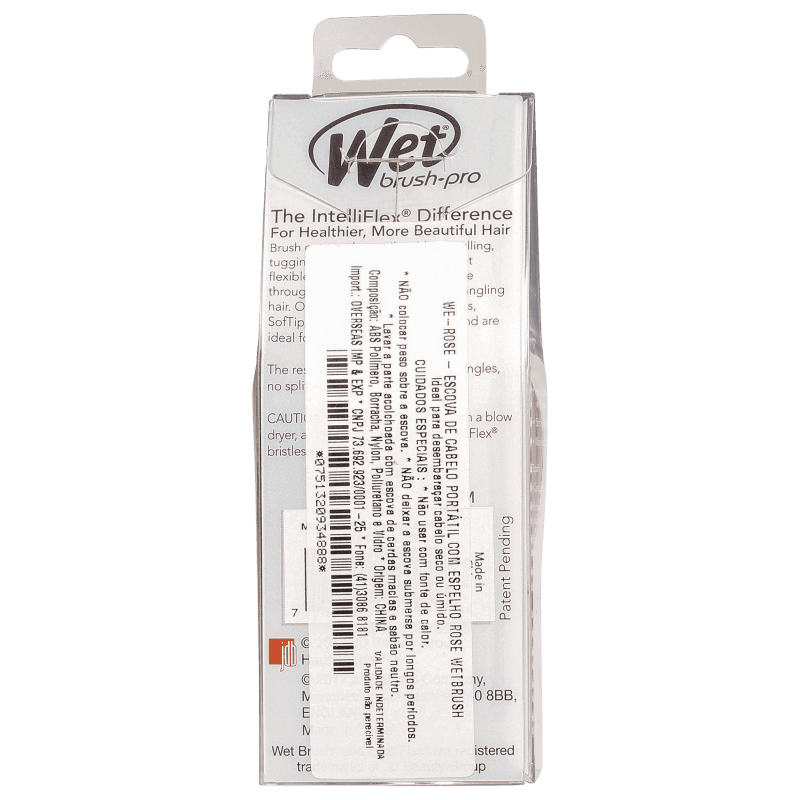 Wet Brush Pro Mini Pop Fold Rosé - Escova de Cabelo