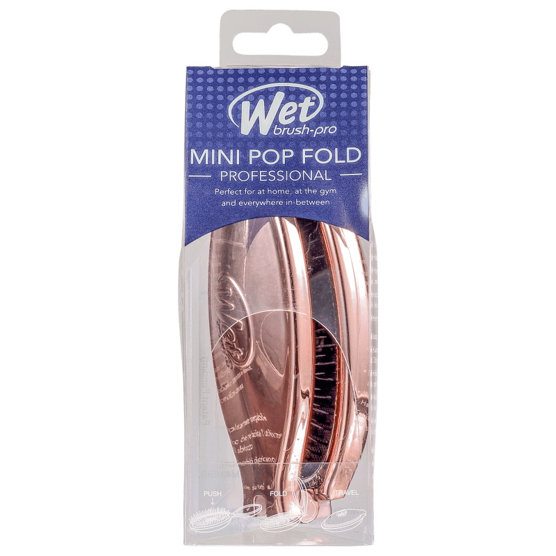 Wet Brush Pro Mini Pop Fold Rosé - Escova de Cabelo