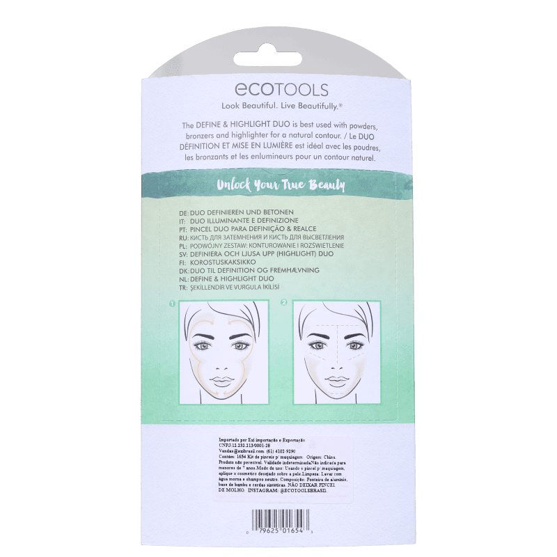 Kit de Pincéis Ecotools Define And Highlight Duo (2 Produtos)