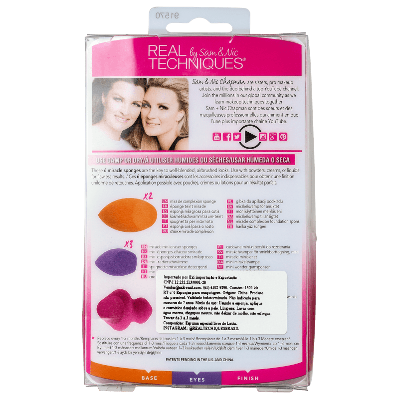 Kit Real Techniques Multifuncional Miracle (6 Produtos)