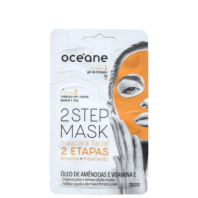 Océane 2 Step Amêndoa e Vitamina E - Máscara Facial 13g Menor preço em Océane 2 Step Amêndoa e Vitamina E - Máscara Facial 13g