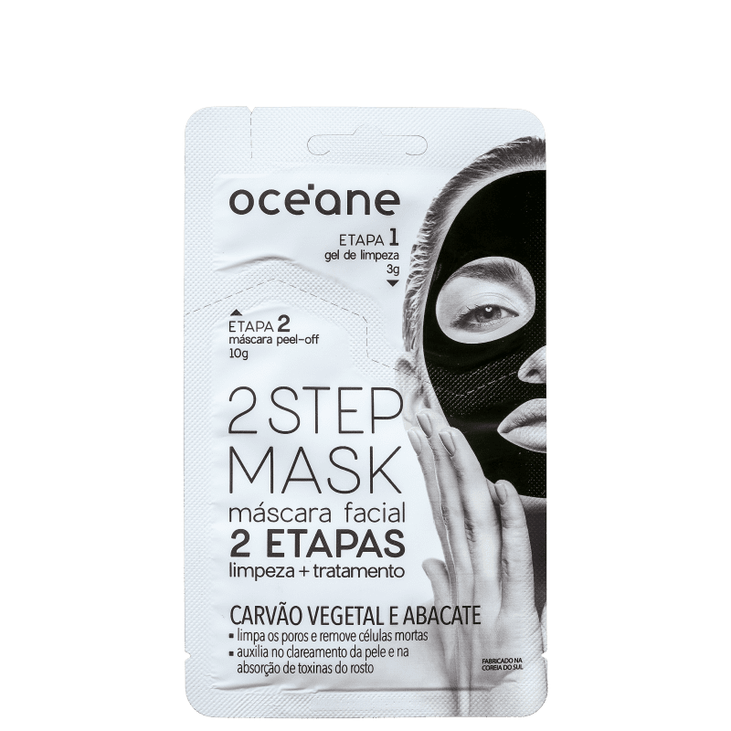 Océane 2 Step Carvão Vegetal e Abacate - Máscara Facial 13g Menor preço em Océane 2 Step Carvão Vegetal e Abacate - Máscara Facial 13g