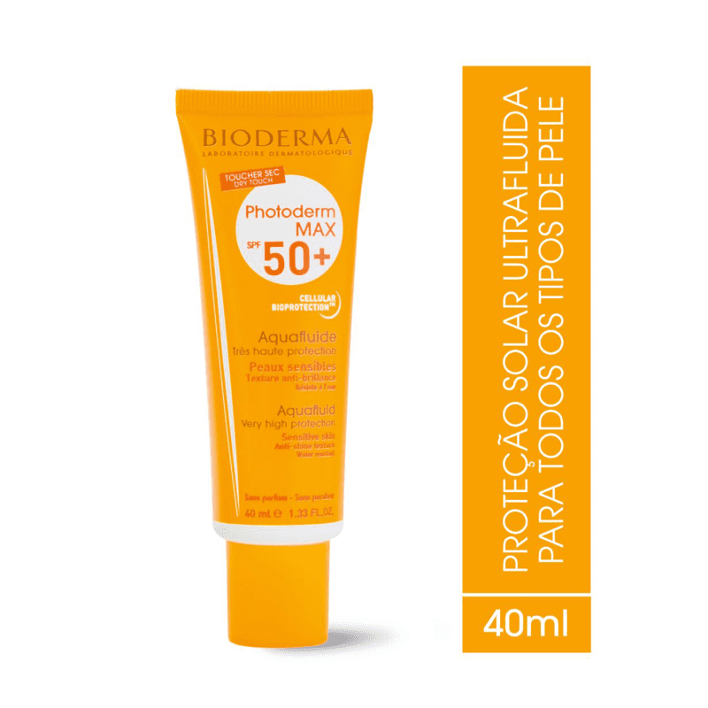 Bioderma Photoderm Max Aquafluide FPS 50+ - Protetor Solar Facial 40ml