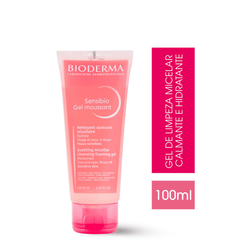 Bioderma Sensibio Calmante e Hidratante Tubo - Gel de Limpeza Facial 100ml