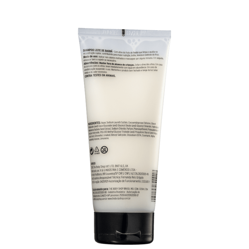 The Body Shop Leite de Baobá - Shampoo 200ml
