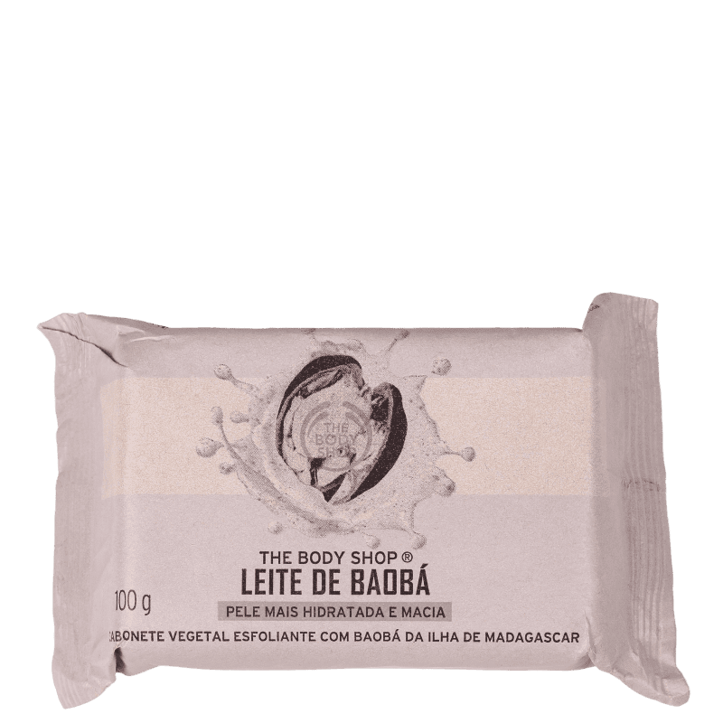 The Body Shop Leite de Baobá - Sabonete Esfoliante 100g