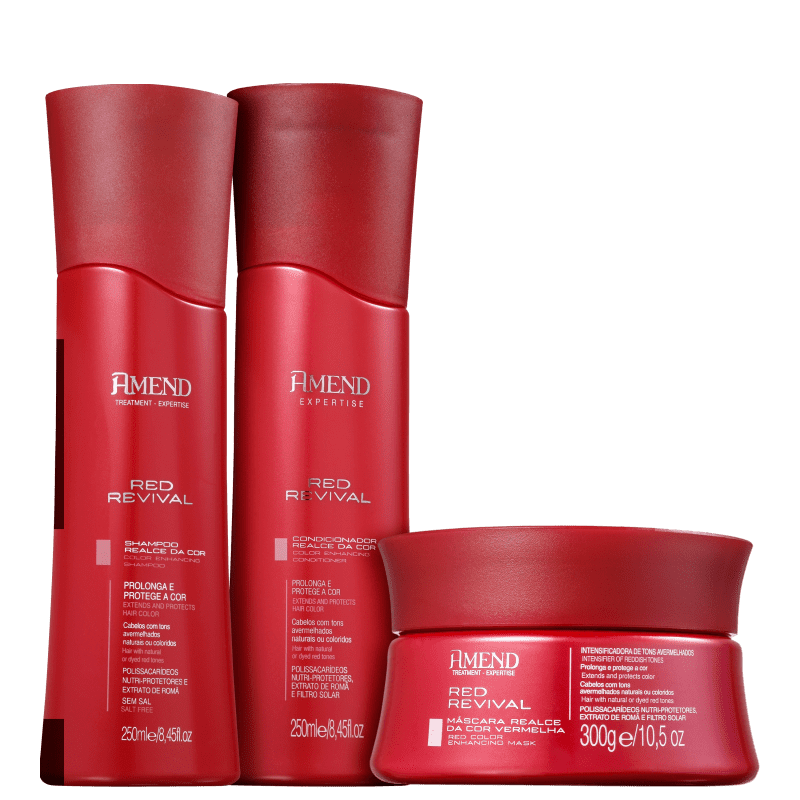 Kit Amend Red Revival Trio (3 Produtos)