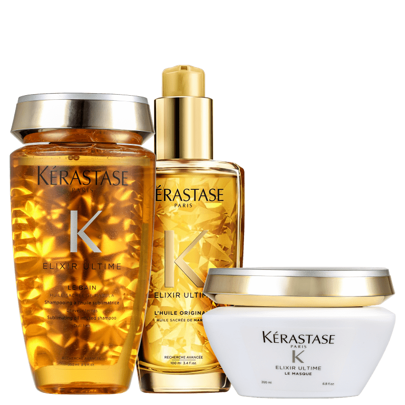 Kit Kérastase Elixir Ultime Masque Originale (3 Produtos)