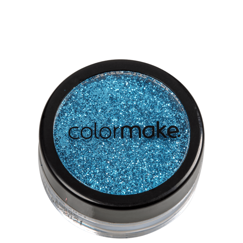 Colormake Pó Pote Azul Claro - Glitter 4g