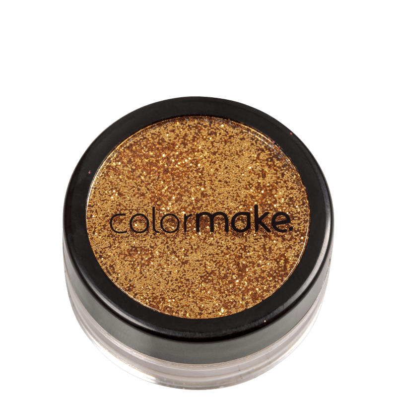 Colormake Pó Pote Ouro - Glitter 4g