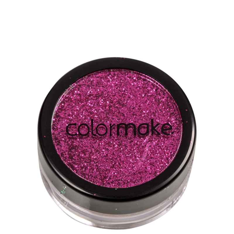 Colormake Pó Pote Pink - Glitter 4g