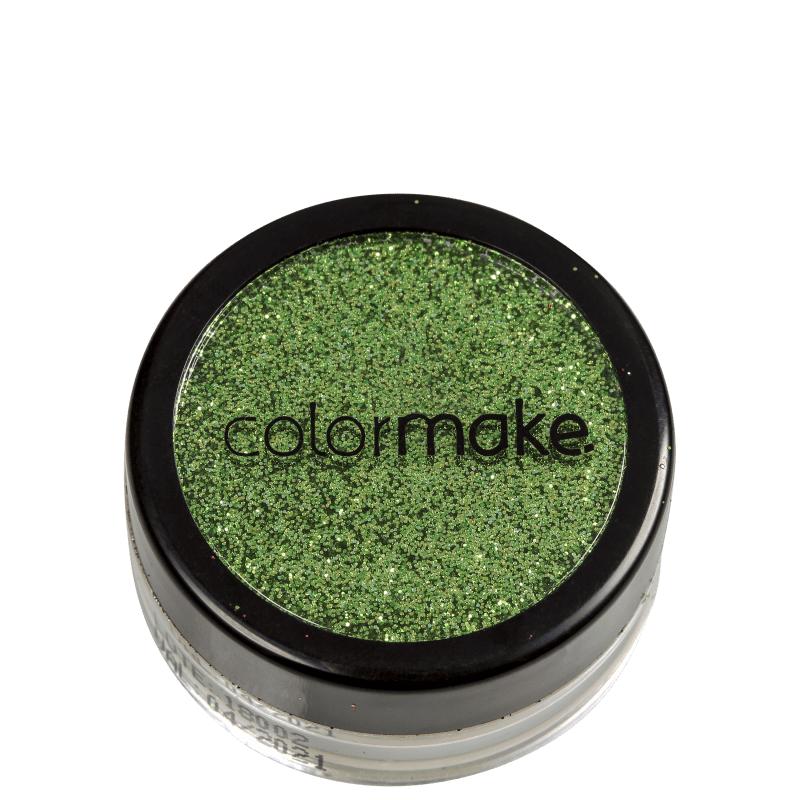 Colormake Pó Pote Verde Claro - Glitter 4g