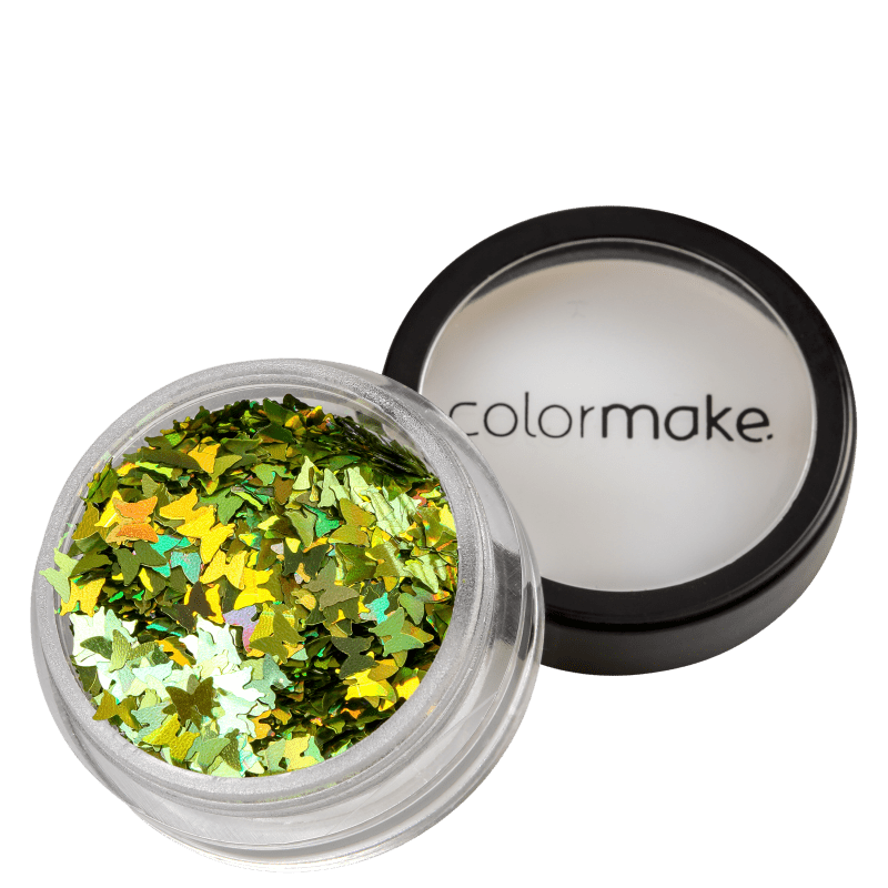 Colormake Shine Formatos Borboleta Verde - Glitter 2g