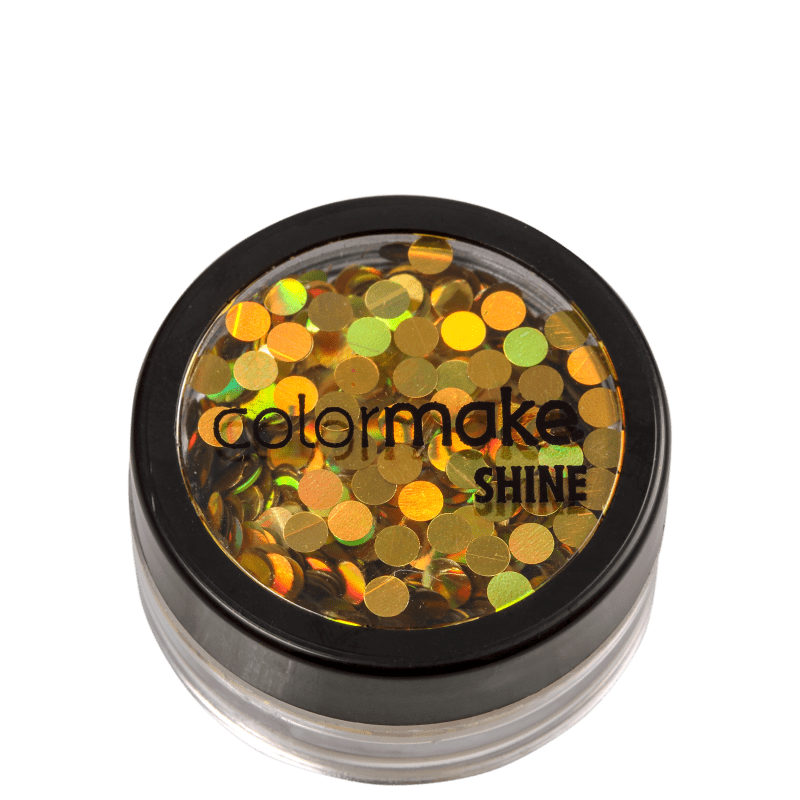 Colormake Shine Formatos Ponto Ouro - Glitter 2g