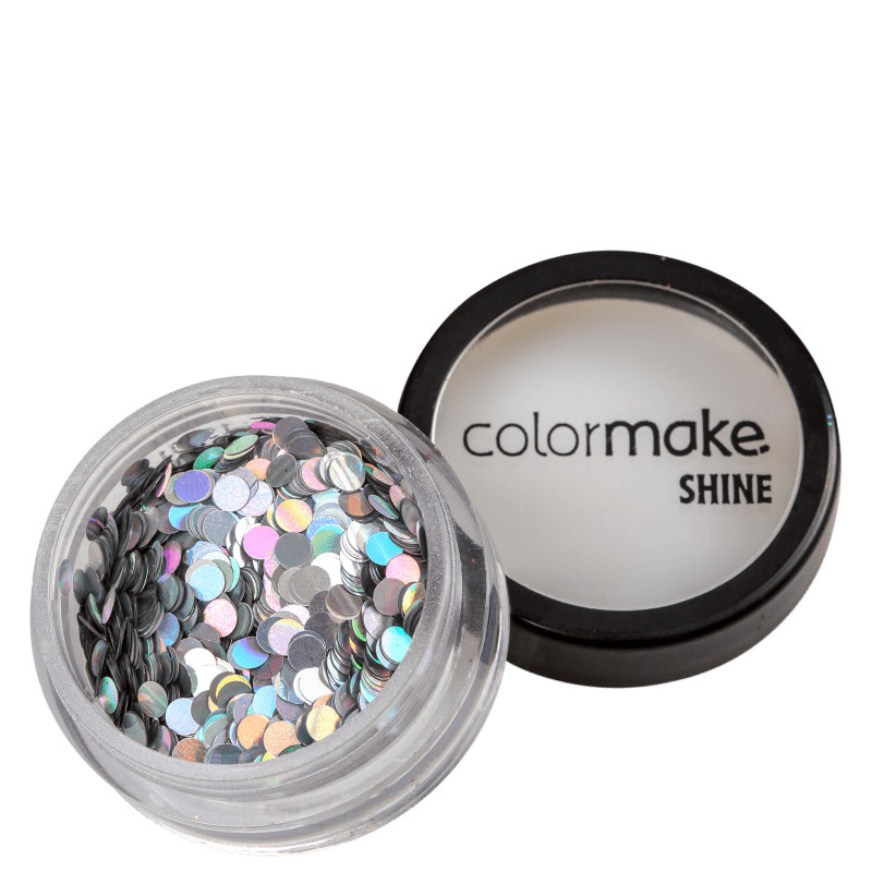 Colormake Shine Formatos Ponto Prata - Glitter 2g
