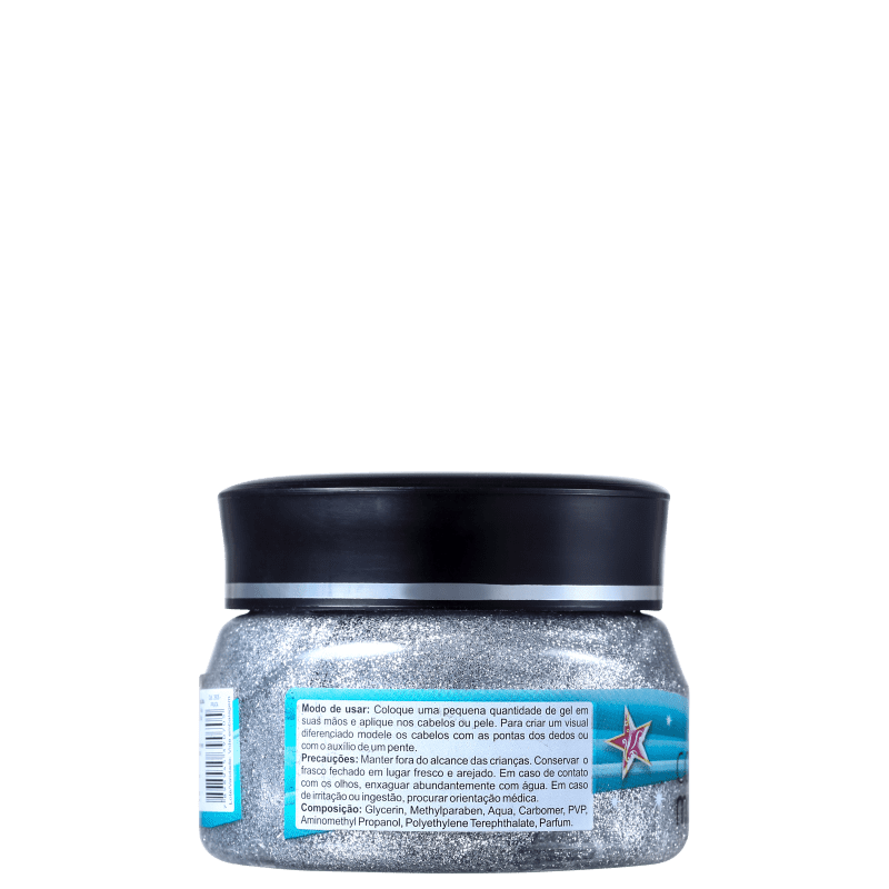Colormake Gel Prata - Glitter 150g