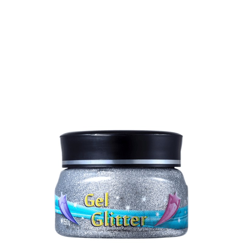 Colormake Gel Prata - Glitter 150g