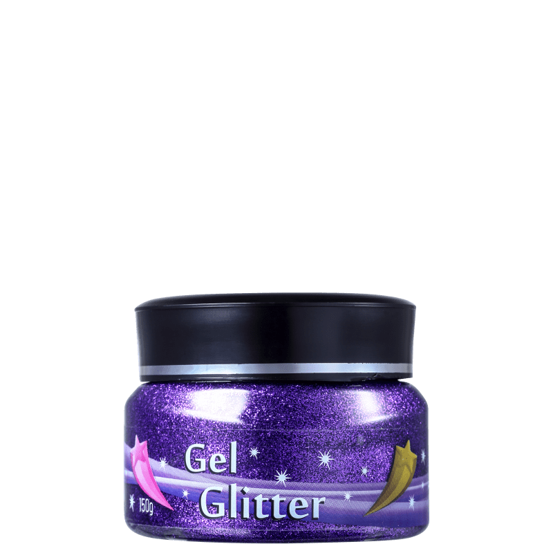 Colormake Gel Roxo - Glitter 150g