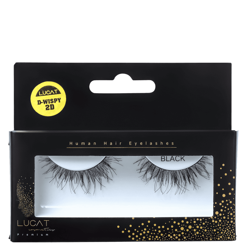 Lucat Beauty Human Hair 2D D-Wispy - Cílios Postiços 9g