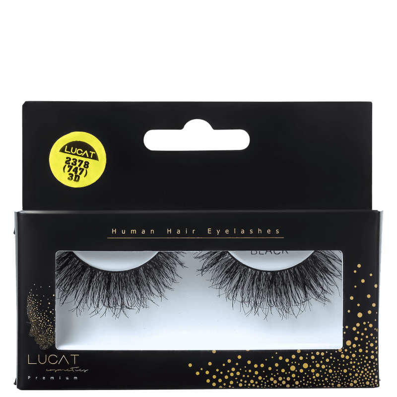 Lucat Beauty Human Hair 3D 2378 747 - Cílios Postiços 9g