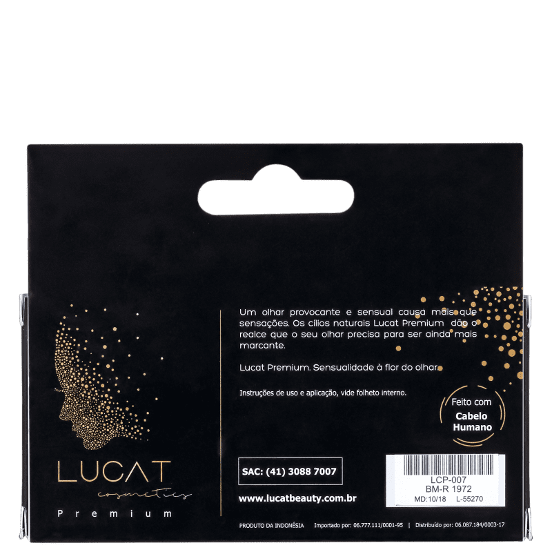 Lucat Beauty Human Hair 3D BM-R 1972 - Cílios Postiços 9g