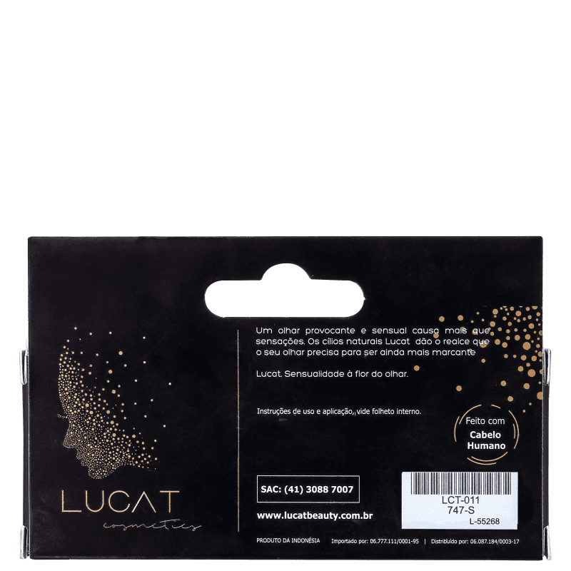 Lucat Beauty Human Hair 747S - Cílios Postiços 6g