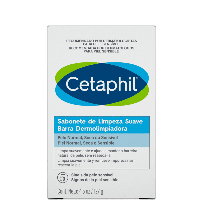 Cetaphil Limpeza Suave - Sabonete em Barra 127g Menor preço em Cetaphil Limpeza Suave - Sabonete em Barra 127g