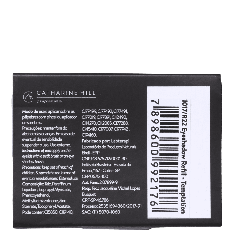 Catharine Hill Refill R22 Temptation - Sombra Matte 2g